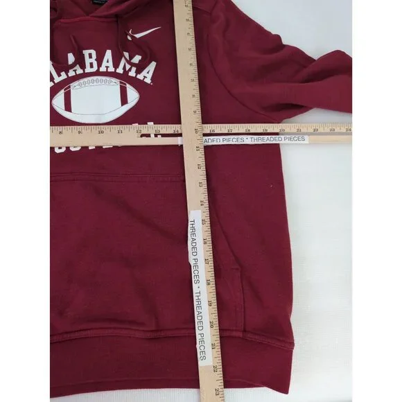 Nike Alabama Football Hoodie Sweatshirt Mens M Crimson‎ Tide Pullover - Picture 8 of 8
